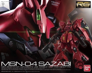 gundam - msn-04 sazabi - rg 1/144