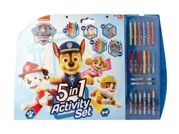 paw patrol - 5 in 1 set da colorare