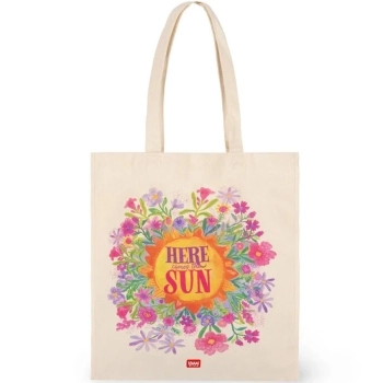 borsa di cotone - tote bag - sunflower