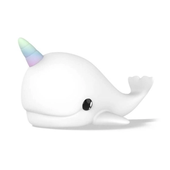 narvalo - luce notturna con batterie e cavo usb