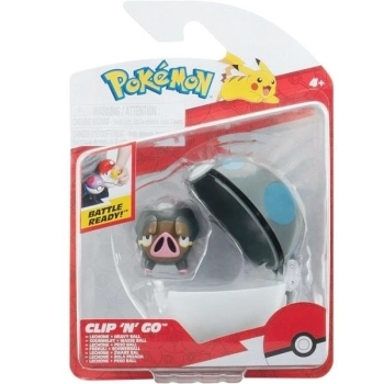pokemon - clip n go - lechonk & heavy ball