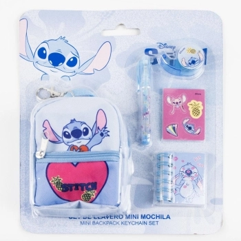 set di cancelleria + mini zaino - stitch