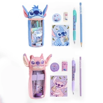 astuccio peluche - stitch & angel - modello assortito