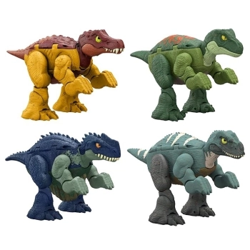 jurassic world - dino trackers wild roar - modello assortito