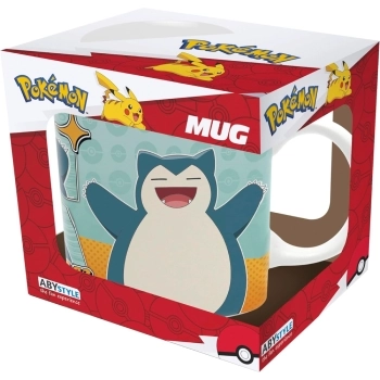 pokemon - tazza 320ml - snorlax comic strip