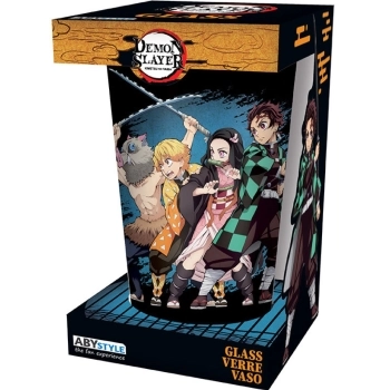 demon slayer - large glass - group