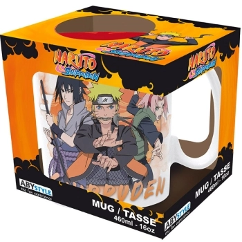 naruto shippuden - tazza 460ml - past and present