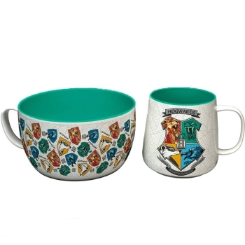 harry potter - set da colazione - tazza + ciotola