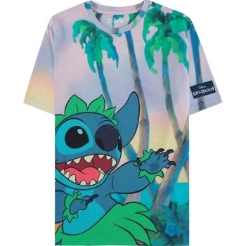 lilo & stitch - aop unisex short sleeved t-shirt - xs