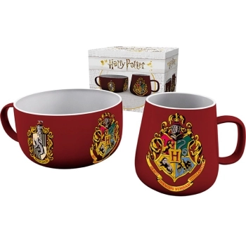 harry potter - set da colazione - tazza + ciotola