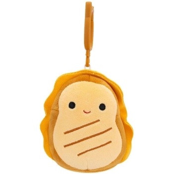 squishmallows clip on - lil il formaggio grigliato - peluche 10cm