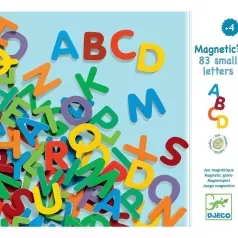 83 lettere maiuscole magnetiche piccole
