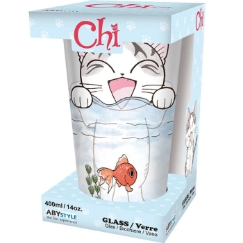 chi - bicchiere large glass 400ml - chi's fish tank