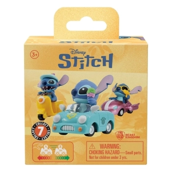 disney: lilo & stitch - zoom hero pullback vehicles - 1 personaggio assortito