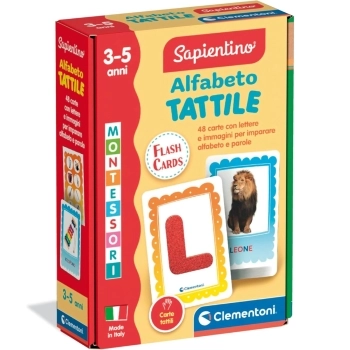 sapientino flashcard - alfabeto tattile