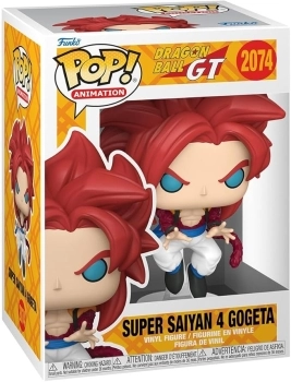 dragon ball gt - gogeta super saiyan 4 di 9cm - funko pop! 2074