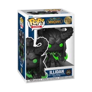 world of warcraft - illidan 9cm - funko pop! 1101 chase