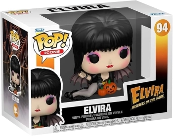 elvira mistress of the dark - elvira with pumpkins 9cm - funko pop! 94