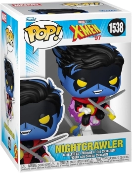 marvel: x-men - nightcrawler (1997) 9cm - funko pop! 1538