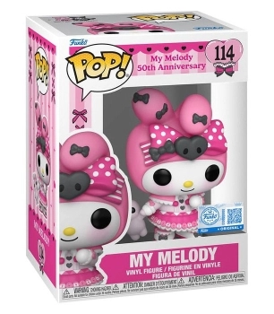 my melody 50th anniversary - my melody (spc) 9cm - funko pop! 114