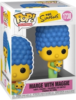 the simpsons - marge with maggie 9cm - funko pop! 1738