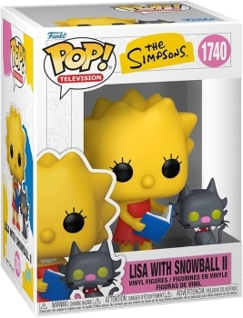 the simpsons - lisa with snowball ii 9cm - funko pop! 1740
