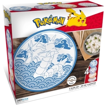 pokemon - set 4 piatti japanese style