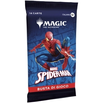 magic the gathering - marvel&rsquo;s spider-man - bustina di gioco - busta singola 14 carte (ita)