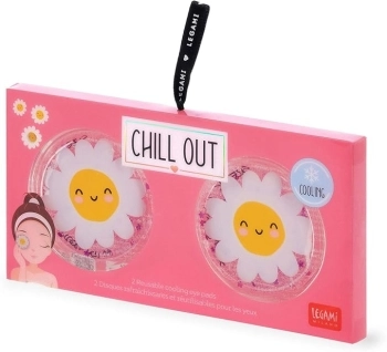 dischetti occhi rinfrescanti e riutilizzabili - chill out - daisy