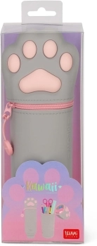 astuccio 2 in 1 in silicone - kawaii - kitty meow