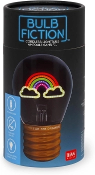bulb fiction - lampada da tavolo lampadina - rainbow