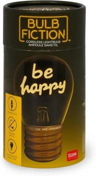 bulb fiction - lampada da tavolo lampadina - be happy