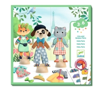 hello paris - adesivi riposizionabili