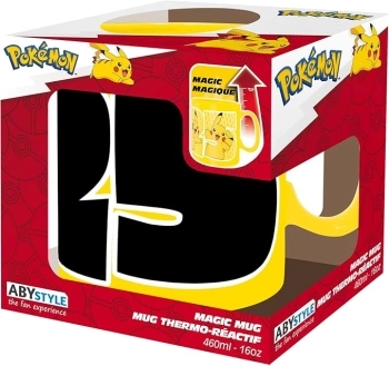 pokemon - tazza termosensibile 460ml - pikachu #25