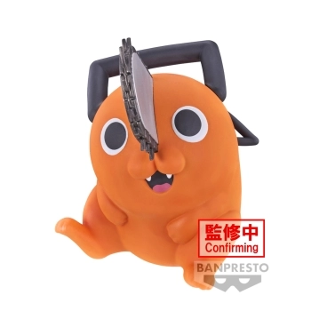 chainsaw man - sofvimates pochita - statua 12cm