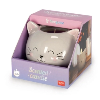 candela profumata con portaoggetti - kitty