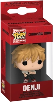 chainsaw man - denji  4cm - funko pop keychain