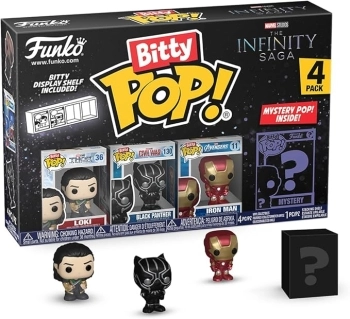 marvel - infinity saga  4 pack 3cm  - funko pop bitty