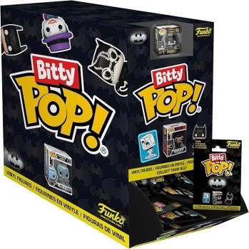 dc - batman 1 personaggio assortito 3cm  - funko pop bitty