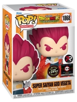 dragon ball super - super saiyan god vegeta 9cm - funko pop 1868