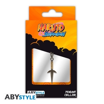 naruto shippuden - collana con pendente - kunai di minato