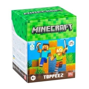 minecraft - 3d box surprise toppeez - personaggio assortito