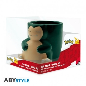 pokemon - tazza 3d 350ml - snorlax