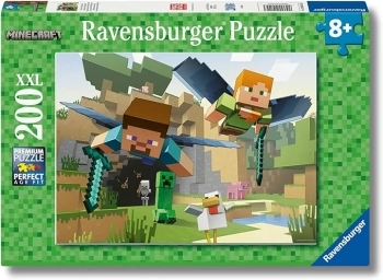 le avventure di minecraft - puzzle 200 xxl