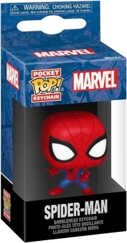 spider-man - funko pop! portachiavi 4cm