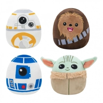 squishmallows - star wars - peluche 25cm personaggio assortito