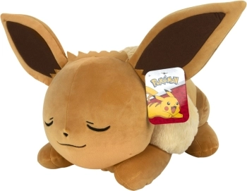 pokemon - sleeping eevee - peluche 45cm