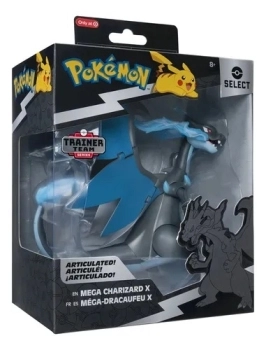 pokemon select - mega charizard - personaggio articolato 20cm