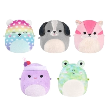 squishmallows - micromallows - confezione da 5 - wave 1 - personaggi assortiti