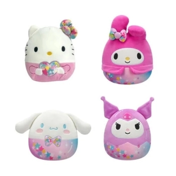 squishmallows - hello kitty - peluche 25cm - un modello assortito